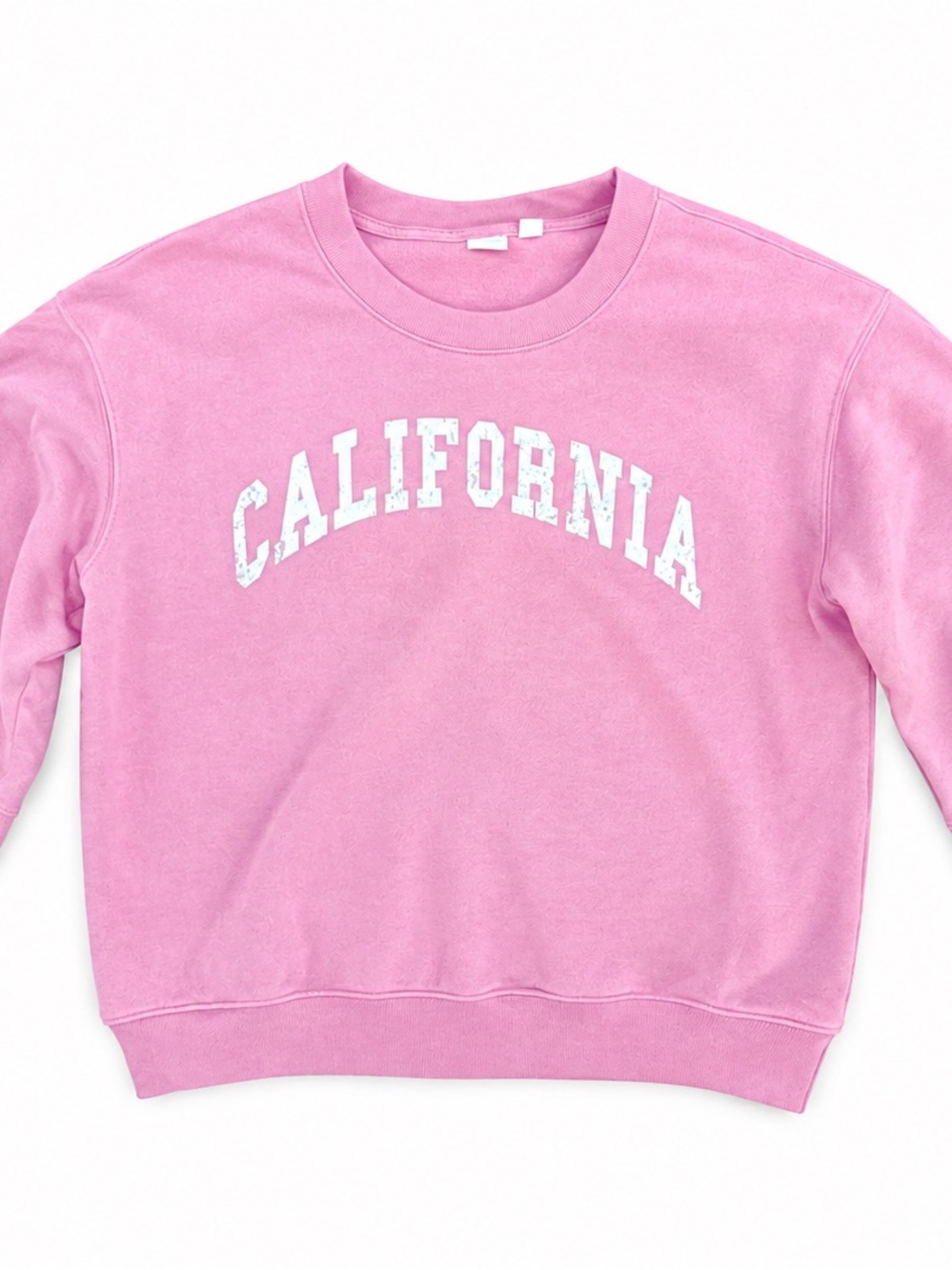 Pink 'California' Crewneck Sweatshirt - Women's